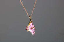 Load image into Gallery viewer, Right Wing Tourmaline Butterfly Pendant 07773 - Ormachea Jewelry

