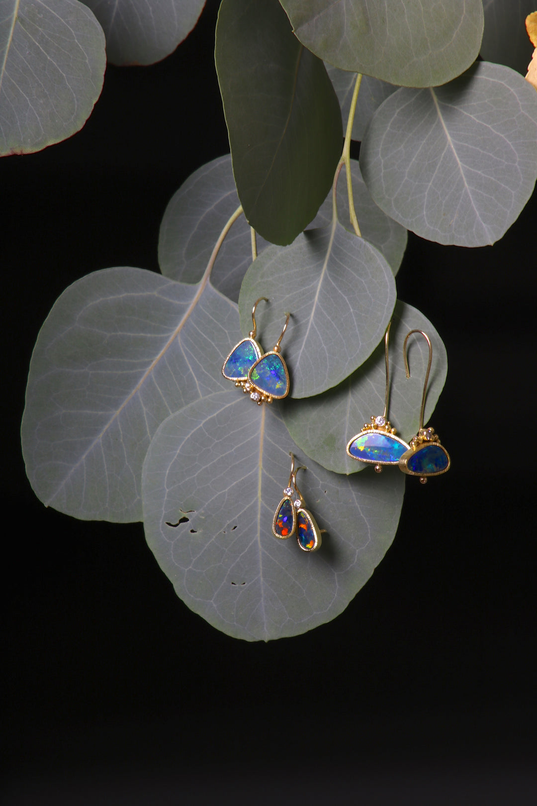 Opal Drop Earrings (08555) - Ormachea Jewelry