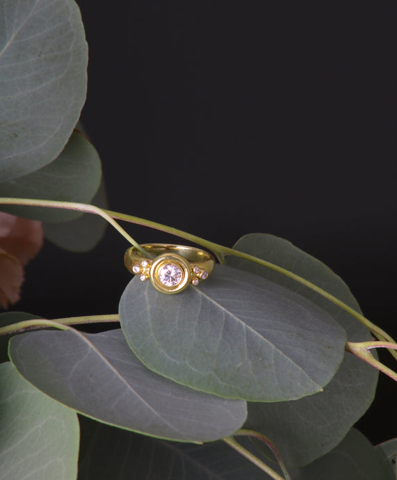 Double Setting Diamond Ring (08559) - Ormachea Jewelry