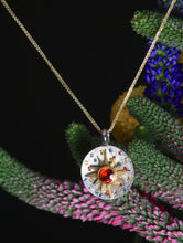 Load image into Gallery viewer, Sapphire Sun Pendant 07837 - Ormachea Jewelry

