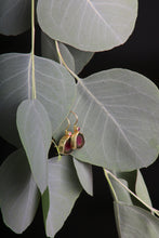 Load image into Gallery viewer, Watermelon Tourmaline Hanging Earrings (08621) - Ormachea Jewelry
