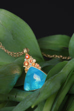 Load image into Gallery viewer, Peruvian Opal Statement Pendant 07887 - Ormachea Jewelry
