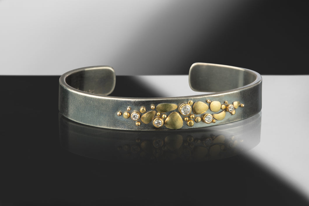 Gold Spotted Bracelet (08379) - Ormachea Jewelry