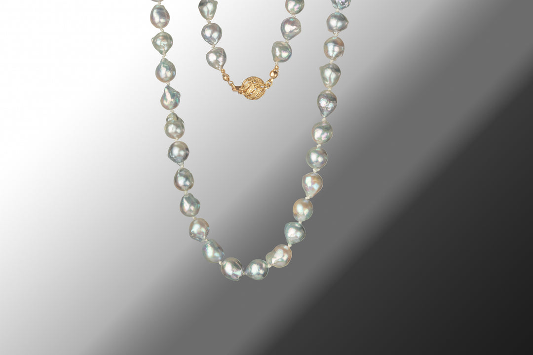 Japanese Akoya Pearl Necklace (08044) - Ormachea Jewelry