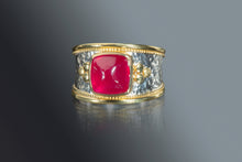 Load image into Gallery viewer, Ruby Statement Ring (08173) - Ormachea Jewelry
