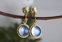 Load image into Gallery viewer, Moonstone Earrings 06579 - Ormachea Jewelry
