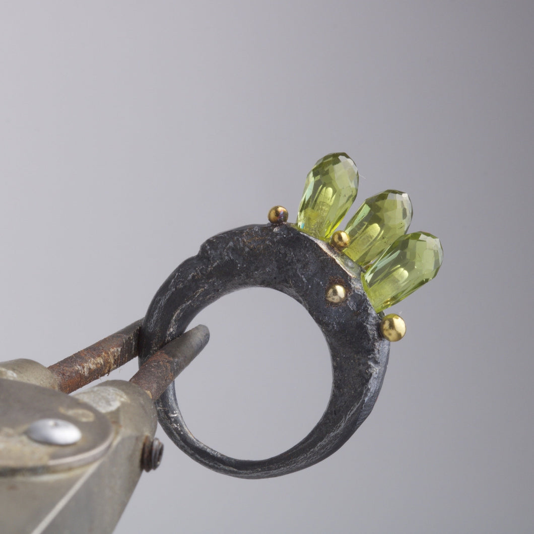 Peridot Ring 06051 - Ormachea Jewelry