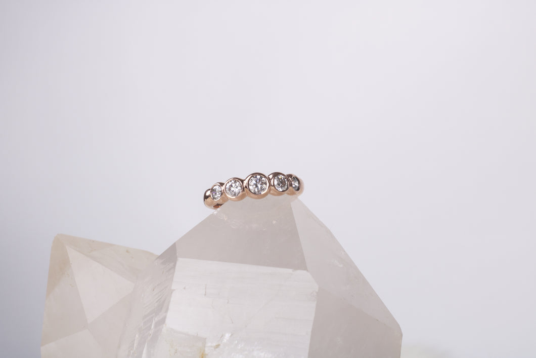 Rose Gold Engagement Ring 04744 - Ormachea Jewelry