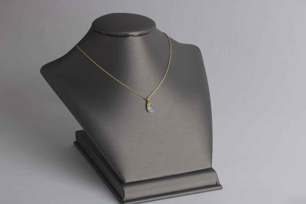 Opal and Gold Pendant 05923 - Ormachea Jewelry