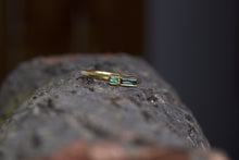 Load image into Gallery viewer, Tourmaline and Emerald Ring 06731 - Ormachea Jewelry
